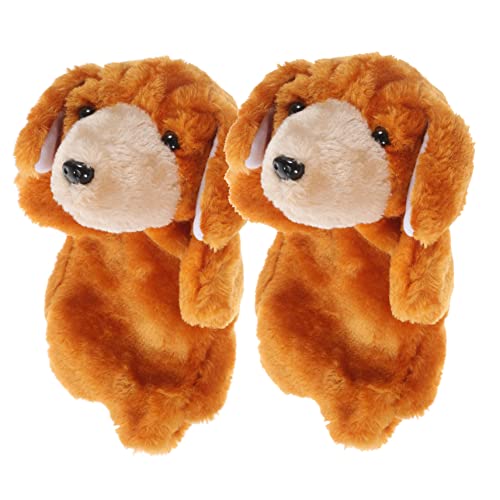 BESPORTBLE 2Stücke Interaktive Handpuppen Aus Plüsch Für Süße Tierhandpuppen Für Geschichten Erzählen Und Rollenspiele Für Eltern Junge Mädchen Interaktion Und Kreative Fantasieaktivitäten von BESPORTBLE