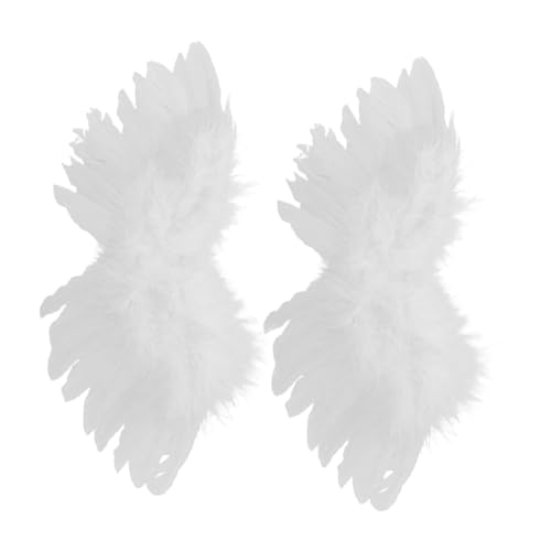 BESPORTBLE 2Stücke Kleine Engelsflügel Zum Basteln Dekorative Engelsflügel DIY Ornamente Für Puppen Bastelprojekte Und Schmuckgestaltung Für Kreative Dekorationen von BESPORTBLE