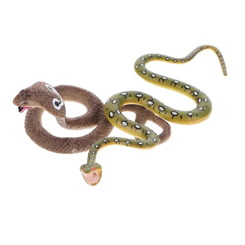 BESPORTBLE 2Stücke Kleine Simulation Schlangen Realistische Boa und Cobra Modelle für Rollenspiele Dekoration und Lernspielzeug BESPORTBLE 2Stücke Kleine Simulation Schlangen Realistische Boa und Cobra Modelle für Rollenspiele Dekoration und Lernspielzeug von BESPORTBLE