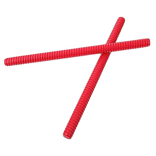 BESPORTBLE Rhythmusstäbe Für Jungen Und Mädchen 2 Stück Lummi-Sticks Schlaginstrument Aus Holz von BESPORTBLE