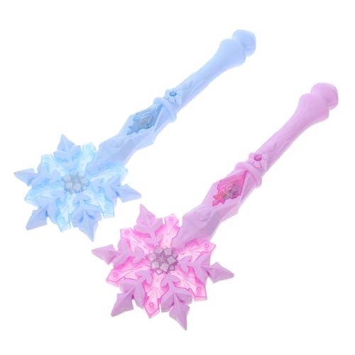 BESPORTBLE 2Stücke Leuchtende Feenstäbe Mit Design Glitzer Sticks Für Geburtstagsgeschenk Für Prinzessinnen Für Rollenspiele von BESPORTBLE