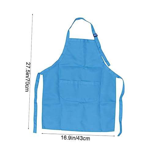 BESPORTBLE 2Stücke Malerschürzen Himmelblau Schwarz Mit Rand wasserdichte Kunstschürze Für Kreative Aktivitäten Einfach Zu Reinigen Und Wiederverwendbar Für Jahre von BESPORTBLE