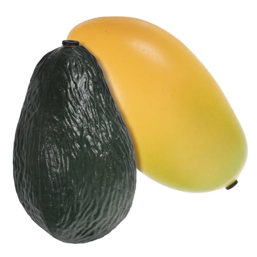 BESPORTBLE 2Stücke Maracas Mango Avocado Lernspielzeug für Orff Instrumente Rhythmus und Motorik Jahren Maracas für Kreative von BESPORTBLE