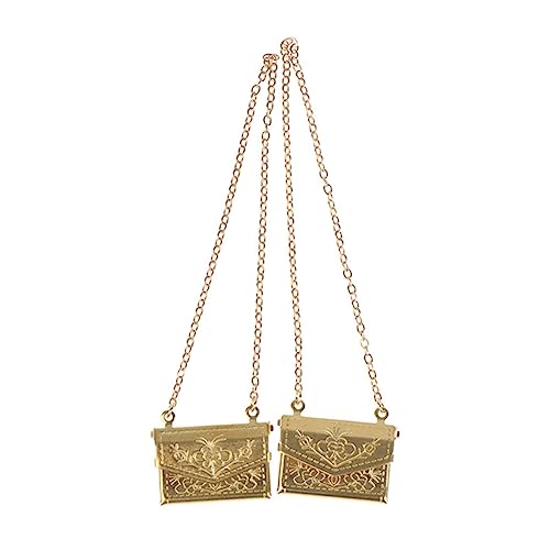 BESPORTBLE 2Stücke Metal Schultertaschen Für Puppenhaus Zubehör Design Kleine Für Puppen Und Miniaturen BESPORTBLE 2Stücke Metal Schultertaschen Für Puppenhaus Zubehör Design Kleine Für Puppen Und Miniaturen von BESPORTBLE