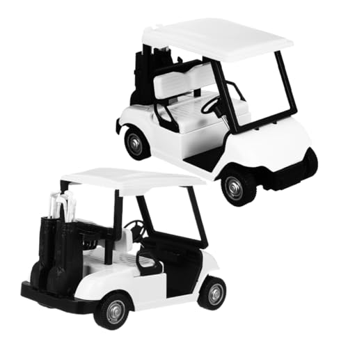 BESPORTBLE 2Stücke Mini Golfwagen Aus Druckguss Pullback Action Golfwagen Modell Dekoration Für Golf Themen Im Büro Und Zuhause von BESPORTBLE