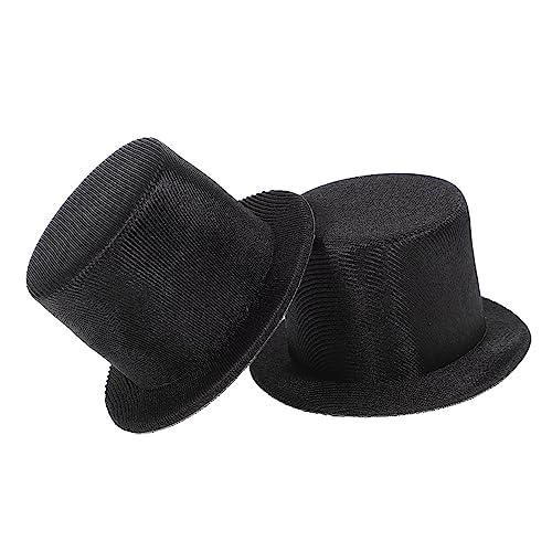 BESPORTBLE 2Stücke Mini Hüte Für Puppen Winzige Partyhüte Für DIY Weihnachtsdekoration Kleine Tops Hüte Für Bastelprojekte Und Puppenoutfits von BESPORTBLE