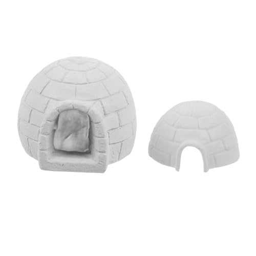 BESPORTBLE 2Stücke Mini Iglu Figuren Modelle Aus Resin Lebensechte Arktische Dekorationen Für Mikro Landschaften Und DIY Projekte BESPORTBLE 2Stücke Mini Iglu Figuren Modelle Aus Resin Lebensechte Arktische Dekorationen Für Mikro Landschaften Und DIY Projekte von BESPORTBLE