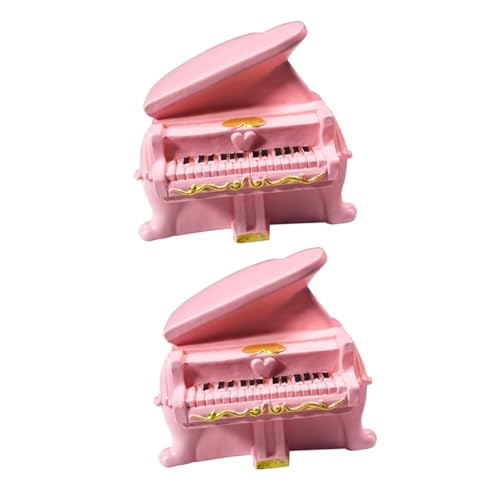 BESPORTBLE 2Stücke Mini Klavier Deko Pinkes Piano für Puppenhaus DIY Harzhandwerk Mini Hausdekor Zubehör Geschenkidee für Kreative Raumgestaltung BESPORTBLE 2Stücke Mini Klavier Deko Pinkes Piano für Puppenhaus DIY Harzhandwerk Mini Hausdekor Zubehör Geschenkidee für Kreative Raumgestaltung von BESPORTBLE