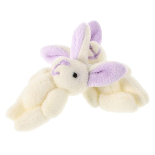 BESPORTBLE 2Stücke Mini Plüsch Kaninchen mit Gelenken Süße Kuschelige Hasenpuppe für Hochzeiten und Ostern Weiche Stofftiere für Dekoration von BESPORTBLE