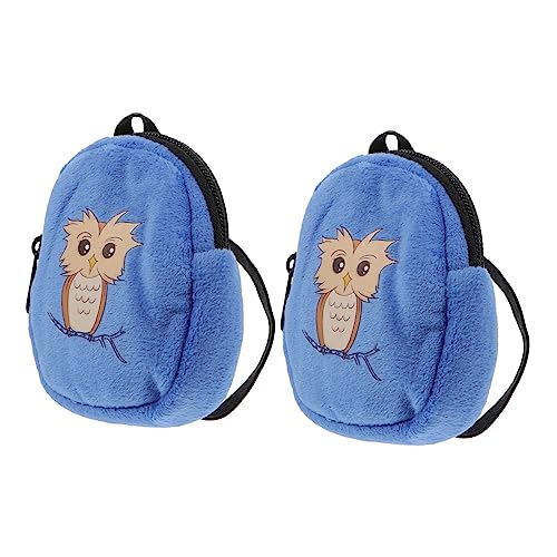 BESPORTBLE 2Stücke Mini Puppenrucksäcke Für Niedliche Cartoon Rucksäcke Für Puppen Zubehör Kleine Und Puppenliebhaber von BESPORTBLE