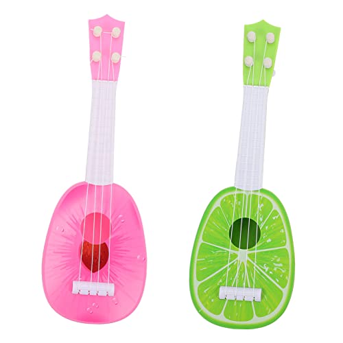 BESPORTBLE 2Stücke Mini Ukulele Für Anfänger Musikinstrument Kindergitarre Lernspielzeug Für Frühes Musizieren Limette von BESPORTBLE