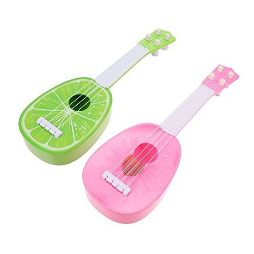 BESPORTBLE 2Stücke Mini Ukulele Für Frühkindliche Musikalische Lerninstrumente Aus Limette Anfänger Und Kreative Musikstunden von BESPORTBLE