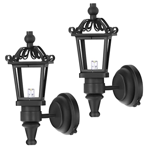 BESPORTBLE 2Stücke Mini Wandlampe Für Puppenhaus LED Wandbeleuchtung Zubehör Für Szenen Und Feenhaus Dekoration Kleine Hauswandlampe BESPORTBLE 2Stücke Mini Wandlampe Für Puppenhaus LED Wandbeleuchtung Zubehör Für Szenen Und Feenhaus Dekoration Kleine Hauswandlampe von BESPORTBLE