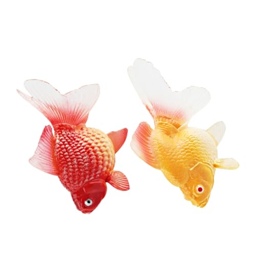 BESPORTBLE 2Stücke Modell Künstliche Figuren Für Realistische Simulation Von Goldfischen Dekorationsspielzeug Für Aquarium Und Spielzimmer BESPORTBLE 2Stücke Modell Künstliche Figuren Für Realistische Simulation Von Goldfischen Dekorationsspielzeug Für Aquarium Und Spielzimmer von BESPORTBLE