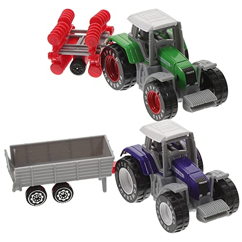 BESPORTBLE 2Stücke Modell für Lifelike Container LKW mit Trägheitsantrieb für Kleinkinder und Jungen Ab Jahren für Kreative BAU und Rollenspiele von BESPORTBLE