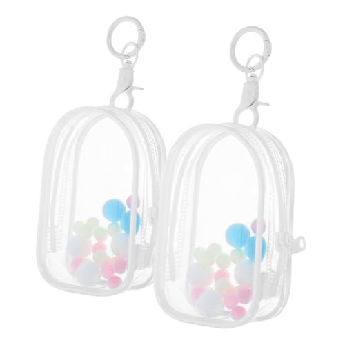 BESPORTBLE 2Stücke PVC Puppen Aufbewahrungstasche Transparente Figuren Präsentationstasche mit Schlüsselanhänger Staubdichtes Design für Mini Figuren und Sammlerstücke BESPORTBLE 2Stücke PVC Puppen Aufbewahrungstasche Transparente Figuren Präsentationstasche mit Schlüsselanhänger Staubdichtes Design für Mini Figuren und Sammlerstücke von BESPORTBLE