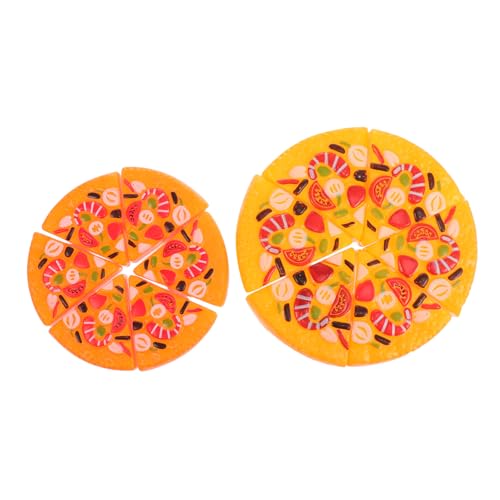 BESPORTBLE 2Stücke Pizza Spielzeugset Aus Pädagogisches Simulation Lebensmittel Für Kreative Rollenspiele Der Kinderküche von BESPORTBLE