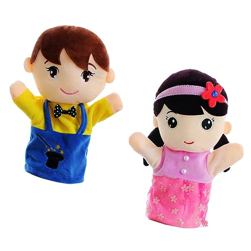BESPORTBLE 2Stücke Plüsch Handpuppen Familie Kinderfreundliche Puppen Für Rollenspiele Und Geschichtenerzählen Junge Für Kindergarten BESPORTBLE 2Stücke Plüsch Handpuppen Familie Kinderfreundliche Puppen Für Rollenspiele Und Geschichtenerzählen Junge Für Kindergarten von BESPORTBLE