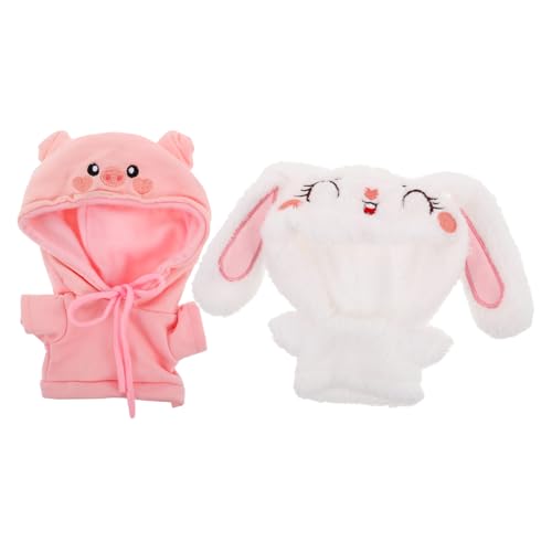 BESPORTBLE 2Stücke Plüsch Puppen Hoodies für Große Stofftiere Kapuzenpullover für Niedliche Puppen Weiche und Bequeme Puppenkleidung mit Feinen Nähten und Details BESPORTBLE 2Stücke Plüsch Puppen Hoodies für Große Stofftiere Kapuzenpullover für Niedliche Puppen Weiche und Bequeme Puppenkleidung mit Feinen Nähten und Details von BESPORTBLE