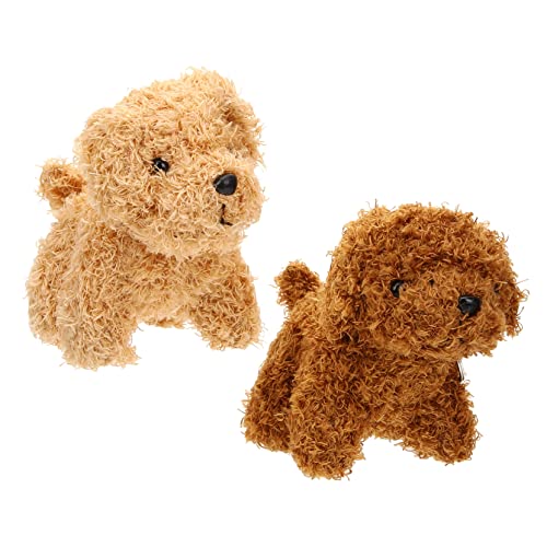 BESPORTBLE 2Stücke Plüsch Schlüsselanhänger Hundewelpen Flauschige Stofftierdeko Für Ostern Sicher Und Langlebig Rucksäcke von BESPORTBLE