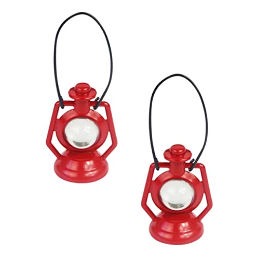 BESPORTBLE 2Stücke Puppenhaus Dekoration Kerosinlampe Requisiten Für Fotodekoration Und Pädagogisches Rot BESPORTBLE 2Stücke Puppenhaus Dekoration Kerosinlampe Requisiten Für Fotodekoration Und Pädagogisches Rot von BESPORTBLE