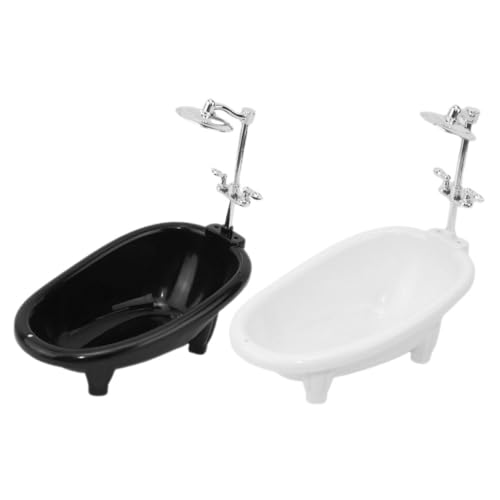 BESPORTBLE Miniatur-badewannen-Set Miniatur-puppenhausmöbel Puppenhaus-badezimmerzubehör Spielzeug-badewanne Für Puppenhäuser von BESPORTBLE