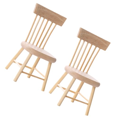 BESPORTBLE 2Stücke Puppenhausmöbel aus Hochwertigem Holz Realistische Details Miniaturgärten und Szenarien für Sammler und Freunde BESPORTBLE 2Stücke Puppenhausmöbel aus Hochwertigem Holz Realistische Details Miniaturgärten und Szenarien für Sammler und Freunde von BESPORTBLE