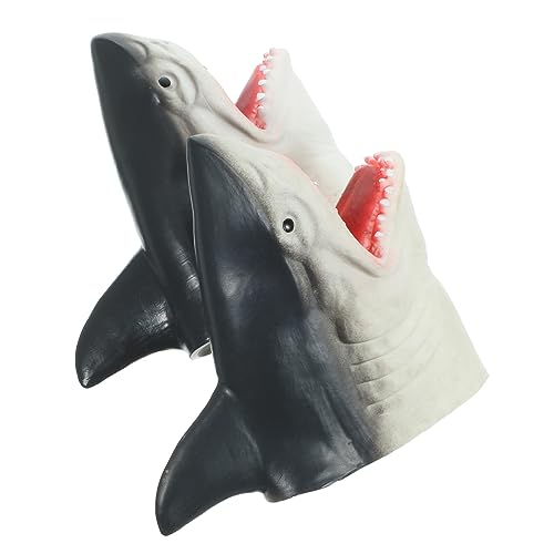 BESPORTBLE Handpuppe 2 Stücke für Kinder Rollenspiel Spielzeug Realistische Handpuppe mit Tierkopf für Fantasievolles Spielen von BESPORTBLE