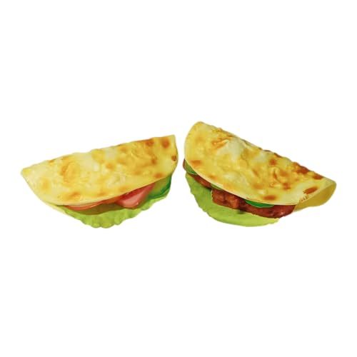 BESPORTBLE 2Stücke Realistisches Pfannkuchen Modell aus Gefälschte Lebensmittel für Fotografie Heimdekoration und Präsentation Künstliche Burrito Taco Requisiten für Kreative BESPORTBLE 2Stücke Realistisches Pfannkuchen Modell aus Gefälschte Lebensmittel für Fotografie Heimdekoration und Präsentation Künstliche Burrito Taco Requisiten für Kreative von BESPORTBLE