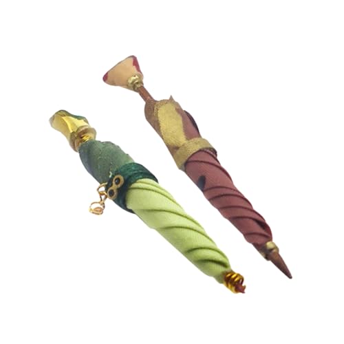 BESPORTBLE 2Stücke Regenschirm Für Puppenhäuser Realistische Dekoration Für Geschenkidee Und Lehrmittel von BESPORTBLE