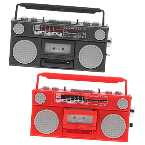 BESPORTBLE 2Stücke Retro Radio Figuren Dekorative Funkmodelle Für Puppenhaus Und Desktop Klassische Radio Statuen Und Mini Dekoration BESPORTBLE 2Stücke Retro Radio Figuren Dekorative Funkmodelle Für Puppenhaus Und Desktop Klassische Radio Statuen Und Mini Dekoration von BESPORTBLE
