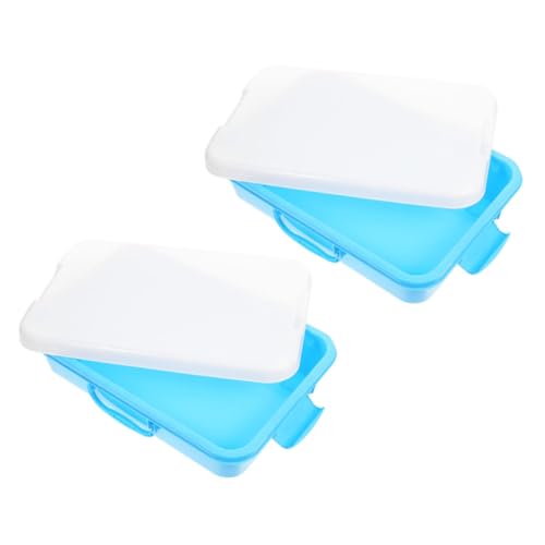 BESPORTBLE 2Stücke Sandverpackungsboxen Mit Deckel Praktische Sandkasten Behälter Für Robuste Aufbewahrungsboxen Für Sandspielzeug von BESPORTBLE