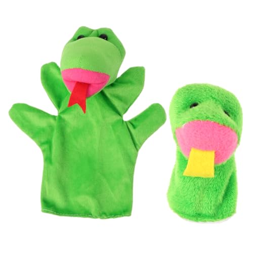 BESPORTBLE 2Stücke Schlangen Handpuppen Interaktive Fingerpuppen Für Pädagogisches Für Eltern Junge Mädchen Interaktion Zum Geschichtenerzählen Emotionen von BESPORTBLE