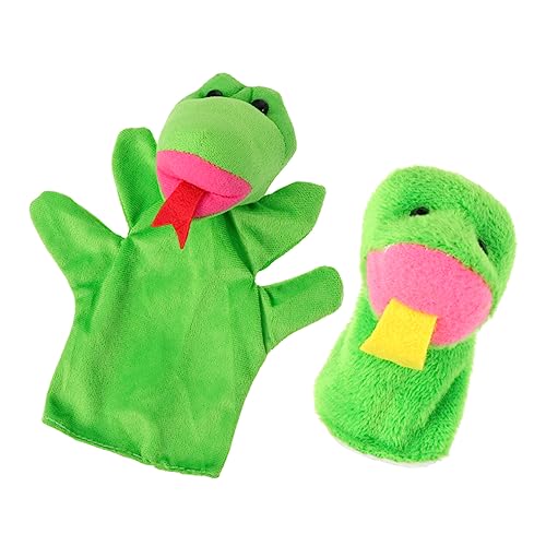 BESPORTBLE 2Stücke Schlangenförmige Fingerpuppen Lustige Handpuppen Für Eltern Junge Mädchen Interaktion Bildungsspielzeug Kreativität Und Fantasie Für Eltern von BESPORTBLE
