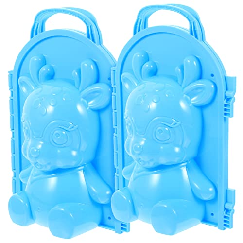 BESPORTBLE 2Stücke Schneeballmacher für Cartoon Schneeballclip für Freien für Jungen und Ab Jahren Blaues Design von BESPORTBLE