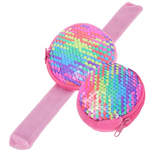 BESPORTBLE 2Stücke Slap Armbänder Mit Buntem Glitzer Und Niedlichem Münzbeutel Party Für Jungen Und Slap Armband Für Spaß Und Freude BESPORTBLE 2Stücke Slap Armbänder Mit Buntem Glitzer Und Niedlichem Münzbeutel Party Für Jungen Und Slap Armband Für Spaß Und Freude von BESPORTBLE