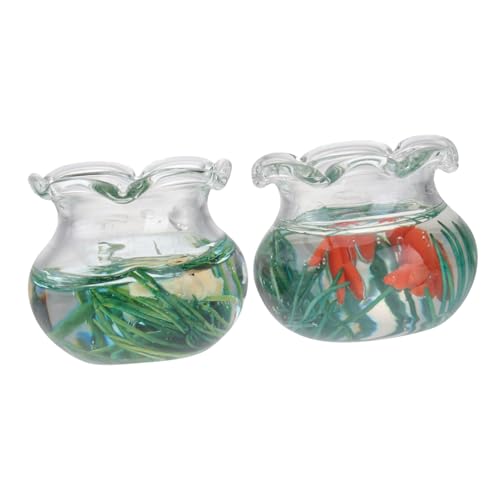BESPORTBLE 2Stücke Tank Dekorative Aquarien Für Puppenhaus Und Fotografie Requisiten Realistische Goldfische Für Kreative Wohnraumgestaltung BESPORTBLE 2Stücke Tank Dekorative Aquarien Für Puppenhaus Und Fotografie Requisiten Realistische Goldfische Für Kreative Wohnraumgestaltung von BESPORTBLE