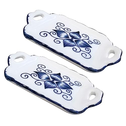 BESPORTBLE 2Stücke Tee Tassen mit Tablett Puppenhaus Zubehör für Exquisites Design Hausdekorationen und Kreative Spielwelten von BESPORTBLE
