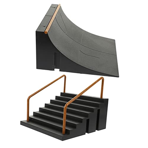 BESPORTBLE 2Stücke Teiliges Finger Skateboard Park aus Robustem Zubehör für Szenen Kleinkinder und Skateboard Enthusiasten BESPORTBLE 2Stücke Teiliges Finger Skateboard Park aus Robustem Zubehör für Szenen Kleinkinder und Skateboard Enthusiasten von BESPORTBLE