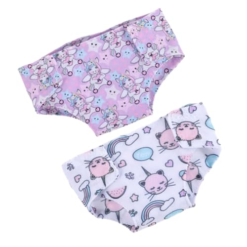BESPORTBLE 2Stücke Teiliges Puppenhöschen für Puppen Spielzeugunterwäsche für Rollenspiele Kindgerechte Bekleidung BESPORTBLE 2Stücke Teiliges Puppenhöschen für Puppen Spielzeugunterwäsche für Rollenspiele Kindgerechte Bekleidung von BESPORTBLE