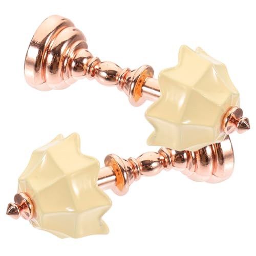 BESPORTBLE 2Stücke Tischlampe Puppenhaus Tischleuchte Roségold Mit Cremefarbenem Schirm Für Mikroszenen Und Puppenhaus Dekoration BESPORTBLE 2Stücke Tischlampe Puppenhaus Tischleuchte Roségold Mit Cremefarbenem Schirm Für Mikroszenen Und Puppenhaus Dekoration von BESPORTBLE