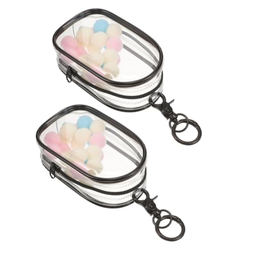BESPORTBLE 2Stücke Transparente Aufbewahrungstasche Für Mini Figuren Und Puppen Mit Schlüsselanhänger Und Pom Poms wasserdichte Klarsichtbeutel Displaybox Für Sammler Und Unterwegs BESPORTBLE 2Stücke Transparente Aufbewahrungstasche Für Mini Figuren Und Puppen Mit Schlüsselanhänger Und Pom Poms wasserdichte Klarsichtbeutel Displaybox Für Sammler Und Unterwegs von BESPORTBLE