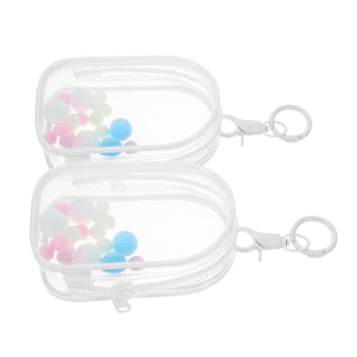BESPORTBLE 2Stücke Transparente Aufbewahrungstaschen Für Anime Figuren Mit Schlüsselanhänger Sammlervitrine Transparent Mit Reißverschluss Zum Präsentieren Von Mini Figuren BESPORTBLE 2Stücke Transparente Aufbewahrungstaschen Für Anime Figuren Mit Schlüsselanhänger Sammlervitrine Transparent Mit Reißverschluss Zum Präsentieren Von Mini Figuren von BESPORTBLE