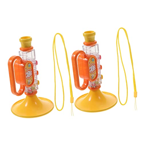 BESPORTBLE 2Stücke Trompete Lustiges Musikspielzeug aus Hochwertigem Sicheres Windinstrument für Jungen für Kreative Spielmomente von BESPORTBLE