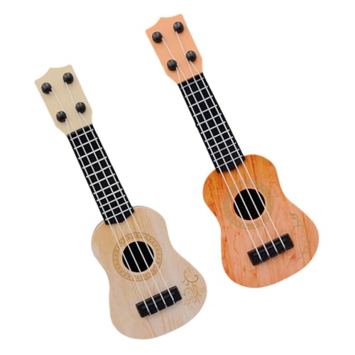 BESPORTBLE 2Stücke Ukulele für Musikalisches Lernspielzeug aus Strapazierfähigem Anfängerinstrument für Jungen und Fördert Musikalisches Interesse von BESPORTBLE