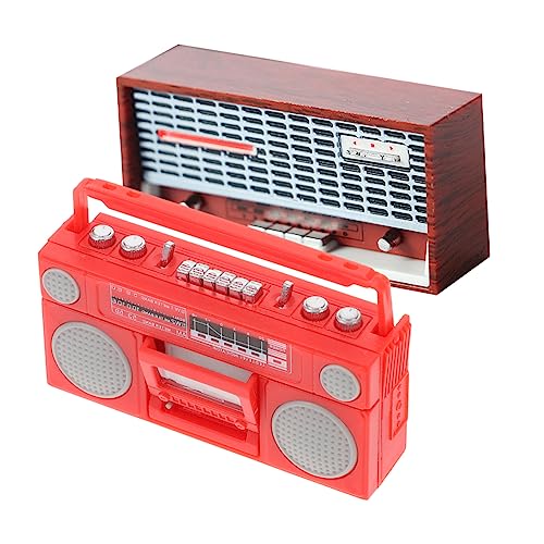 BESPORTBLE 2Stücke Vintage Radio Puppenhaus Zubehör Retro Radio Für Kleinkinder Puppenhaus Möbel Kreatives Für Jungen Für Rollenspiele Und Bildungszwecke BESPORTBLE 2Stücke Vintage Radio Puppenhaus Zubehör Retro Radio Für Kleinkinder Puppenhaus Möbel Kreatives Für Jungen Für Rollenspiele Und Bildungszwecke von BESPORTBLE