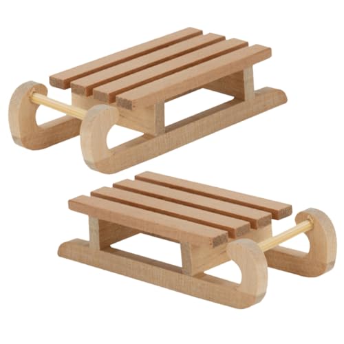 BESPORTBLE 2Stücke Weihnachts Schlitten Ornamente Für Puppenhäuser DIY Zubehör Figuren Für Kreative Weihnachtsdekoration Holzspielzeug Mit Malbarem Design BESPORTBLE 2Stücke Weihnachts Schlitten Ornamente Für Puppenhäuser DIY Zubehör Figuren Für Kreative Weihnachtsdekoration Holzspielzeug Mit Malbarem Design von BESPORTBLE