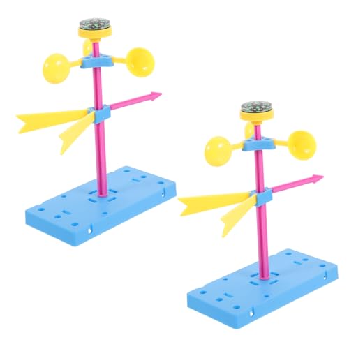 BESPORTBLE 2Stücke Windrichtungsspielzeug DIY Kit für Wissenschaftliches Experimentierset Praktischen Fähigkeiten und Problemlösungsfähigkeiten für Jungen von BESPORTBLE