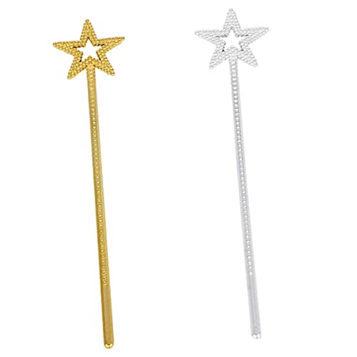 BESPORTBLE 2Stücke Zauberstäbe Für Glitzernde Feenstäbe Und Kinderpartys Rollenspiele Und Bühnenaufführungen Star Fairy Sticks von BESPORTBLE