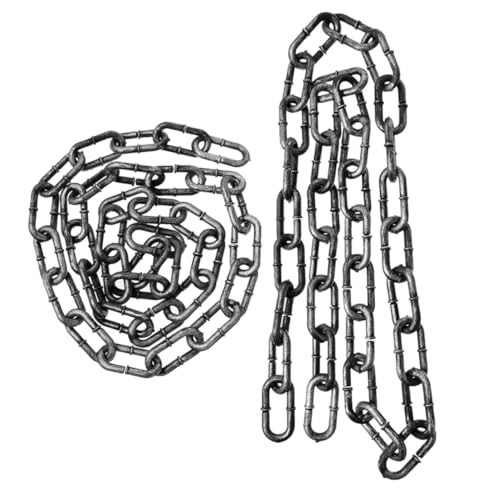 BESPORTBLE 2pcs Halloween -Ketten Abnehmbares Großes Plastikkettenglied Für Halloween -Cosplay -kostüm -Requisiten Accessoire von BESPORTBLE